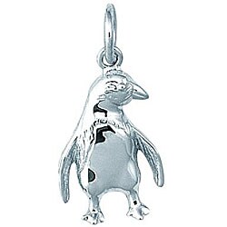 Sterling Silver Penguin Charm
