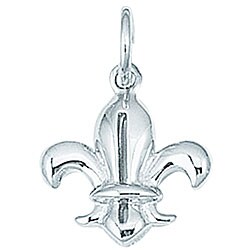 Sterling Silver Fleur de Lis Charm