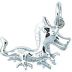 Sterling Silver Chinese Dragon Charm