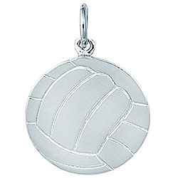 Sterling Silver 'Volley Ball' Charm