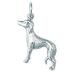 Sterling Silver Greyhound Charm
