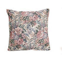 Pastel Floral Tapestry Pillows (Set of 2)