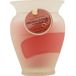 Ylang-Ylang and Sandalwood 4x3-inch Frosted Glass Vase Candle