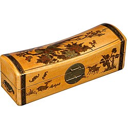 Chinese Painted 'Phoenix' Storage Box