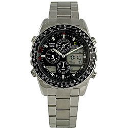 National Geographic Men's Sierra Dial Steel Watch
