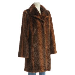 Damselle Women's Faux Fur Coat