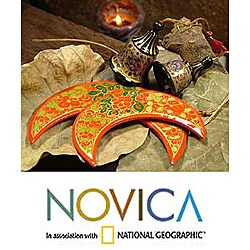 Set of 4 'Joyful Celebration' Ornaments (India)