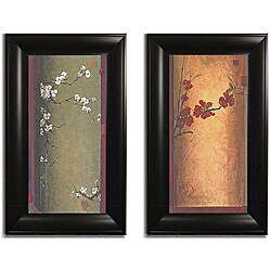 Don Li-Leger 'Blossom Tapestry' Framed 2-piece Set