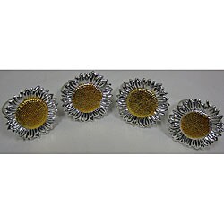Flower Design Napkin Rings (Set of 8)