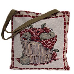 American Mills 'Autumn Apples' Open-top Tote Bag