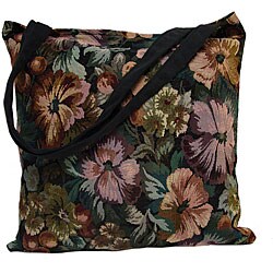 American Mills Jeweled Botantical Open-top Tote