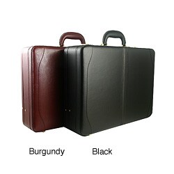 Avenues Executive Leather Expandable Attache Case