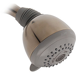 Hansgrohe Prisma 3-jet Brushed Nickel Showerhead