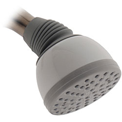Hansgrohe White Prisma 1-jet Showerheads (Set of 2)