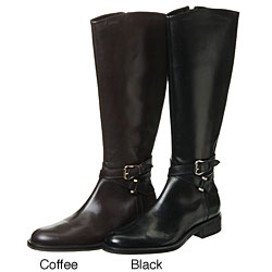 Geox Women's 'Donna' Leather Riding Boots