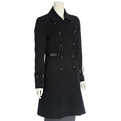 Atelier Women's Long Double-breasted Military Coat