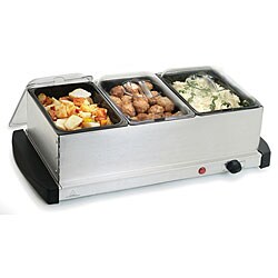 Mini Stainless Steel Buffet Server/ Warming Tray