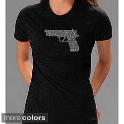 Los Angeles Pop Art Women's '2nd Amendment Gun' Shirt