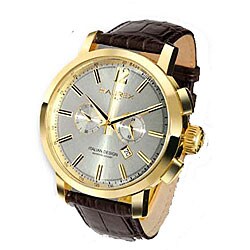 Haurex Men's Maestro Chronograph Goldtone Watch