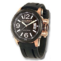 Haurex Italy Aeron Men's Rubber Strap Watch Model # 1R321UN1