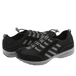 Easy Spirit Pickoff Black/Dark Grey Suede