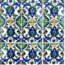 Dorra Accent Ceramic Tiles (Set of 9)
