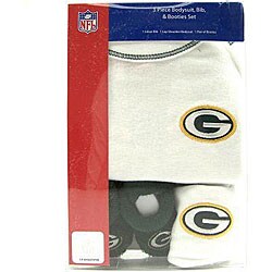 Green Bay Packers Infant 3-piece Onesie Set (3-6 Months)