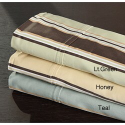 Kristie Stripe 300 Thread Count Cotton Sheet Set