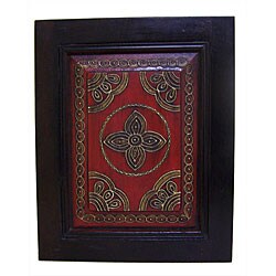 Handcrafted Wood Vermilion Wall Hanging (India)