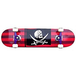 Krown Pro 7.5-inch Pirate Skull Skateboard