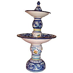 Handmade 'Mallorca' Ceramic Water Fountain 
