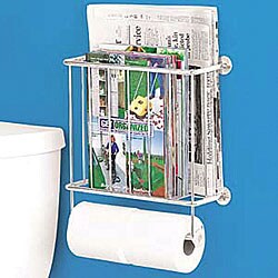 Wire Magazine Rack/ Toilet Paper Holder