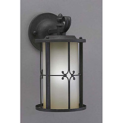 Antique Black 1-light Small Outdoor Wall Fixture