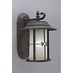 Antique Black Finish 1-light Outdoor Wall Light