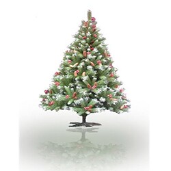 Decorated 8.5-foot Artificial Christmas Tree