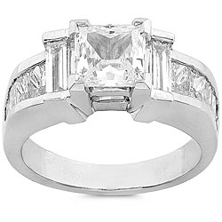 Platinum 2 1/2ct TDW Diamond Engagement Ring (G-H, I1) (Size 6.5)