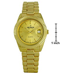 Helbros Men's Fashion Goldtone Watch