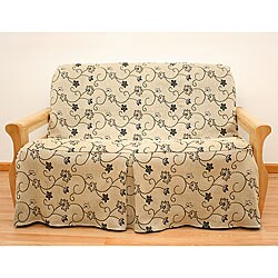 Full-size Charlotte Skirted Futon Slipcover 