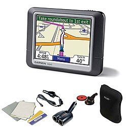 Garmin Nuvi 250 GPS Navigation Complete Mobile Kit