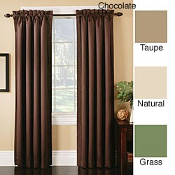 Faux Silk Emerson Curtain Panel Pair
