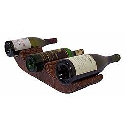 Handcrafted Table Top Wine Rack (India)