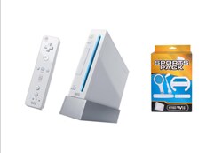 Nintendo Wii System with Bonus 5-1 Sports Kit (Refurbished)