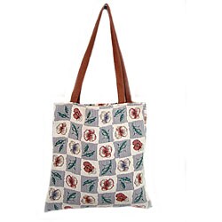 American Mills Pansy Open-top Tapestry Tote Bag
