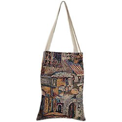 American Mills Cafe Open-top Tapestry Tote Bag
