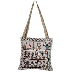 American Mills 'Grandma' Tapestry Tote Bag