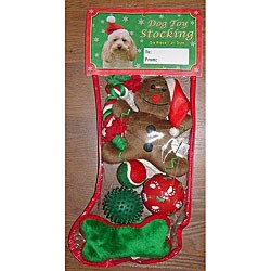 Toy-stuffed Holiday Dog Stocking