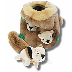 Large Kyjen Hide-a-squirrel Pet Toy