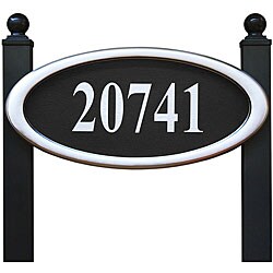 Black Post Kit For Address Plaque