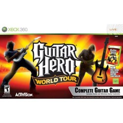 XBOX 360 - Guitar Hero: World Tour - Guitar Kit (Refurbished)