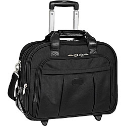 McKleinUSA DAMEN (Black) 17in. Detachable-Wheeled Laptop Case
